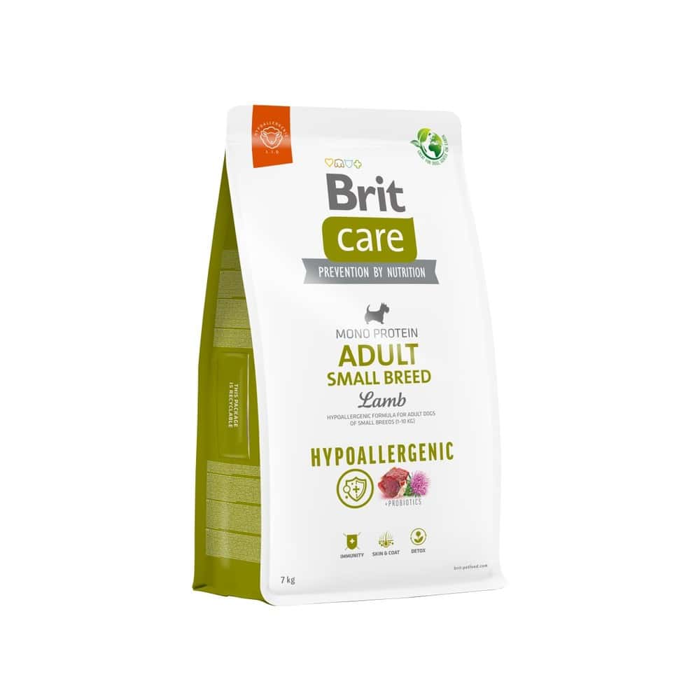 Brit Care Hundafóður Hypoallergenic Adult S Lamb 3kg