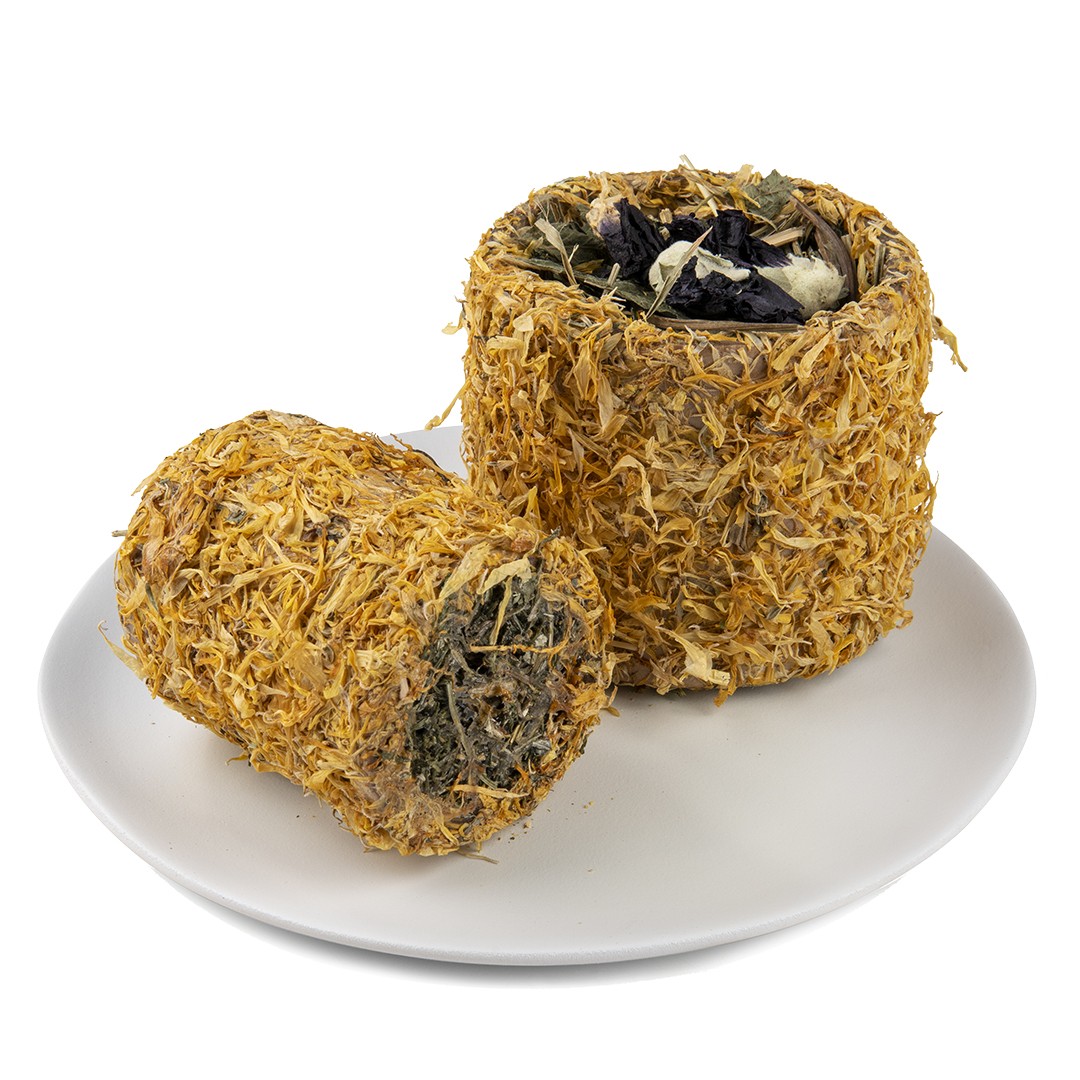 PUUR PAUZE MARIGOLD TUBE FLOWERS & HERBS yellow