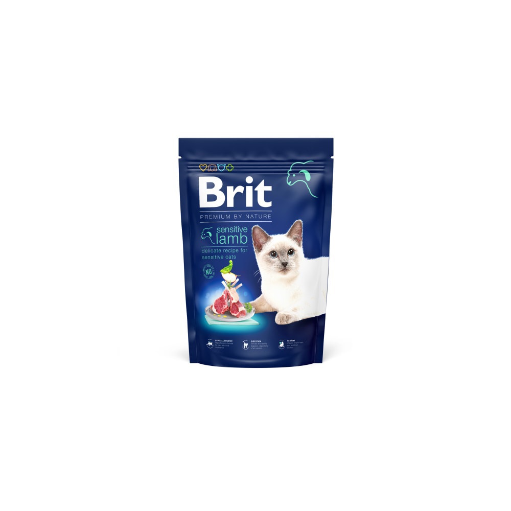 Brit Pbn Kattafóður Sensitive Lamb 1,5Kg
