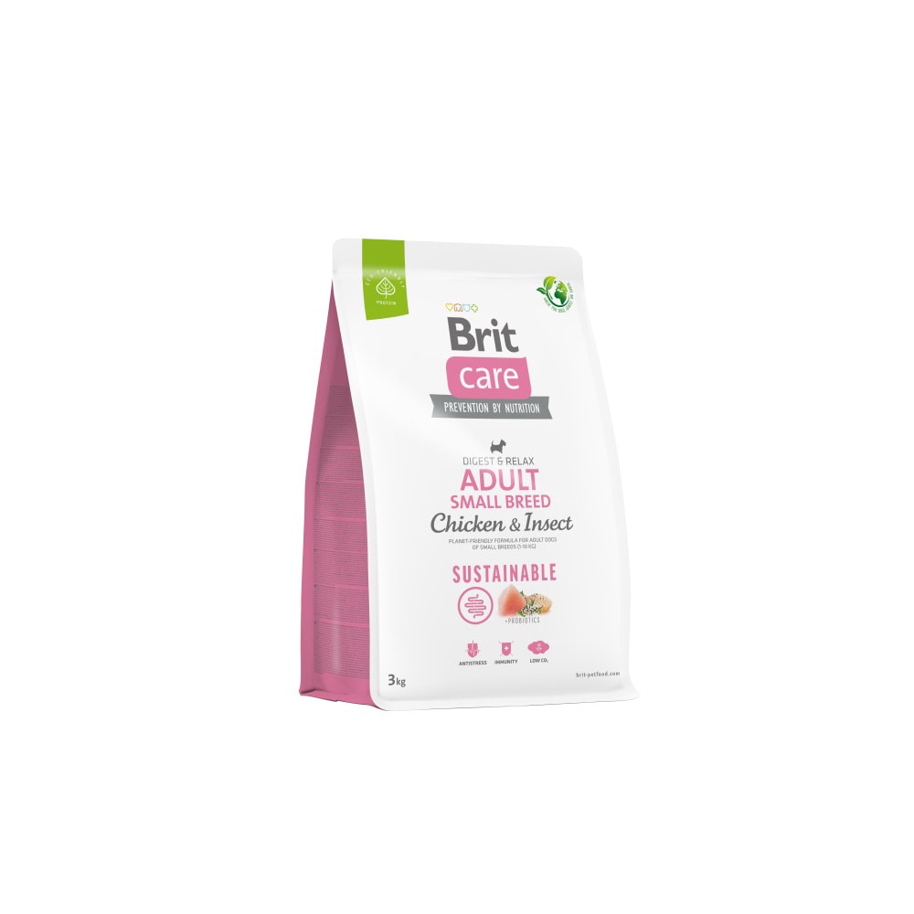 Brit Care Hundafóður Sustainable Adult Small Breed, 3 Kg
