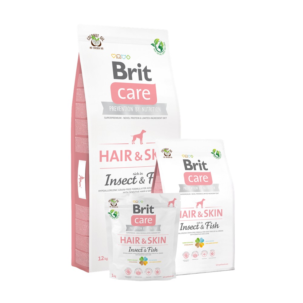 Brit Care Hundafóður Sustain. Sensitive Insect+Fish 3Kg