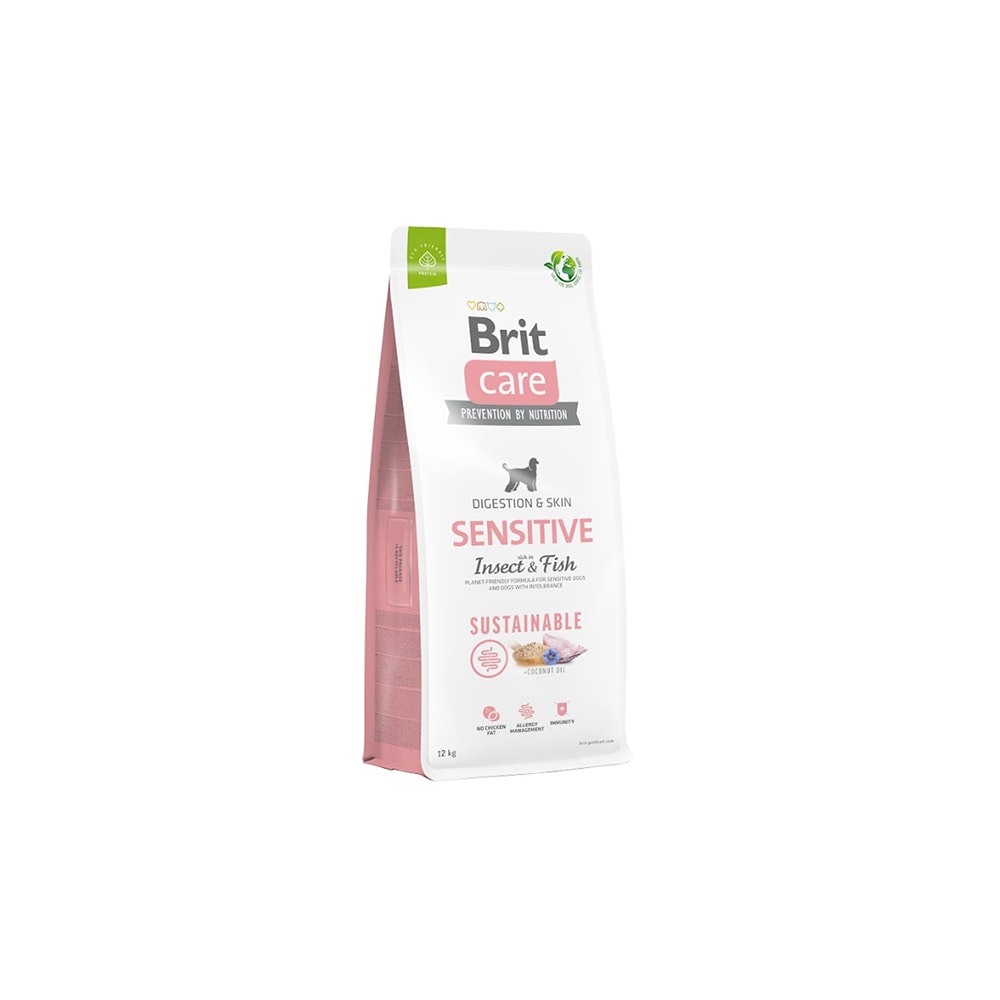 Brit Care Hundafóður Sustain. Sensitive Insect+Fish 12Kg