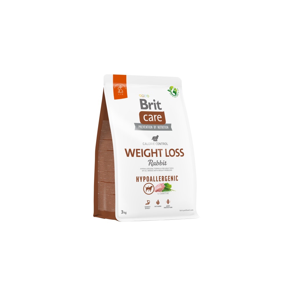 Brit Care Hundafóður Hypoallergenic Weight Loss, 3 Kg