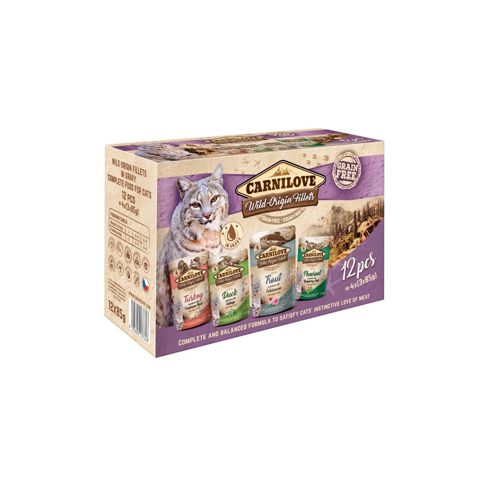 Carnilove kattapakkning MULTIPACK 12x85g