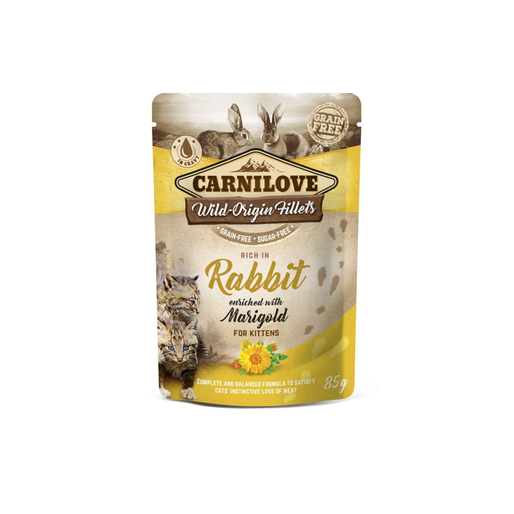 Carnilove Cat Pouch Kanína með Marigold 85g