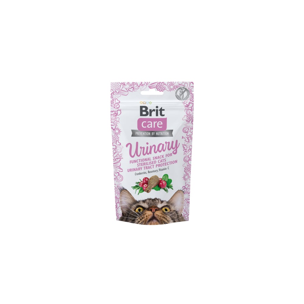 Brit Care Cat Funct. Snack Urinary Turkey 50g