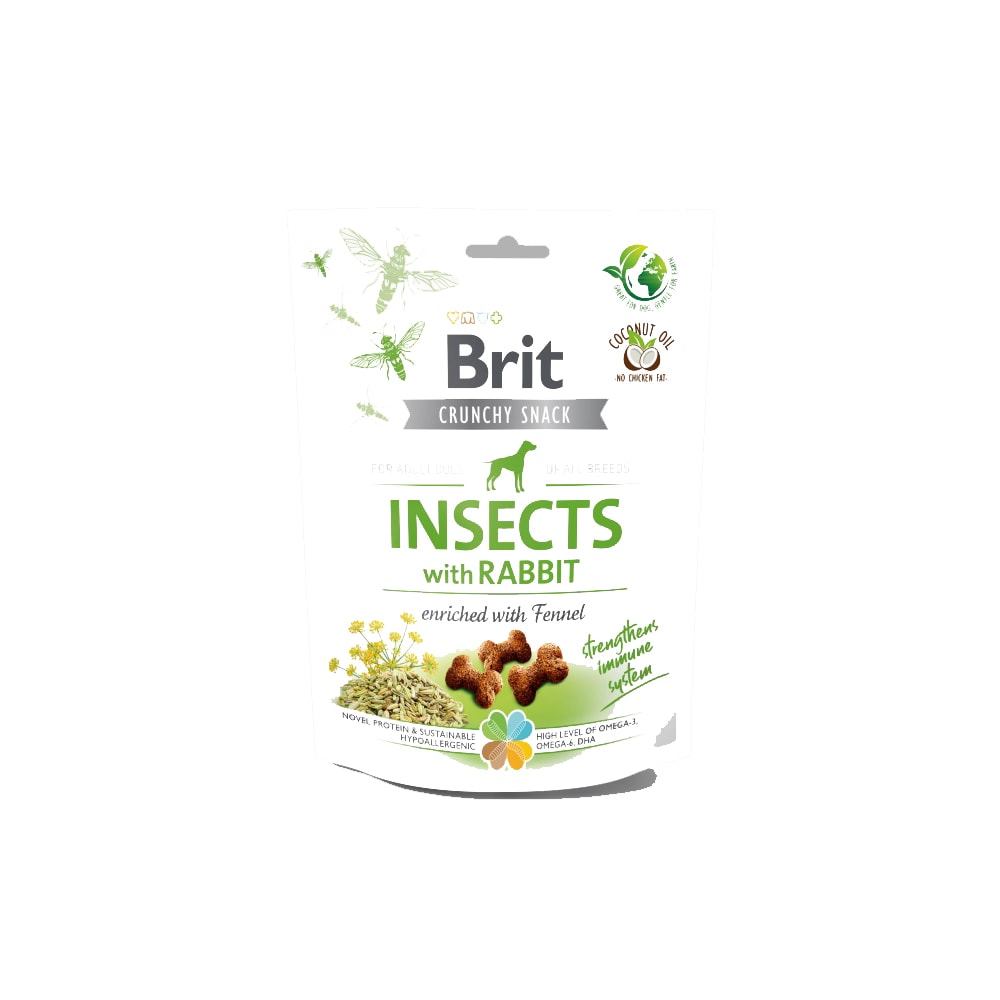 Brit Care Dog Crunchy Cracker,Insects W/Rabbit 200G