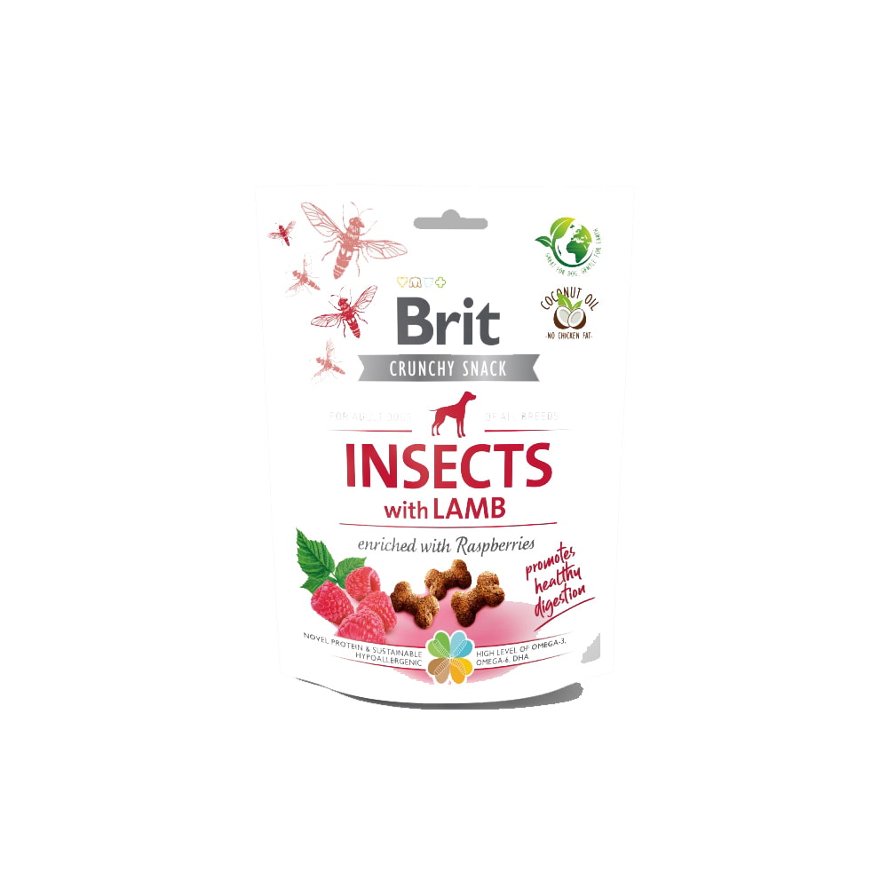 Brit Care Dog Crunchy Cracker Insects Lamb 200G