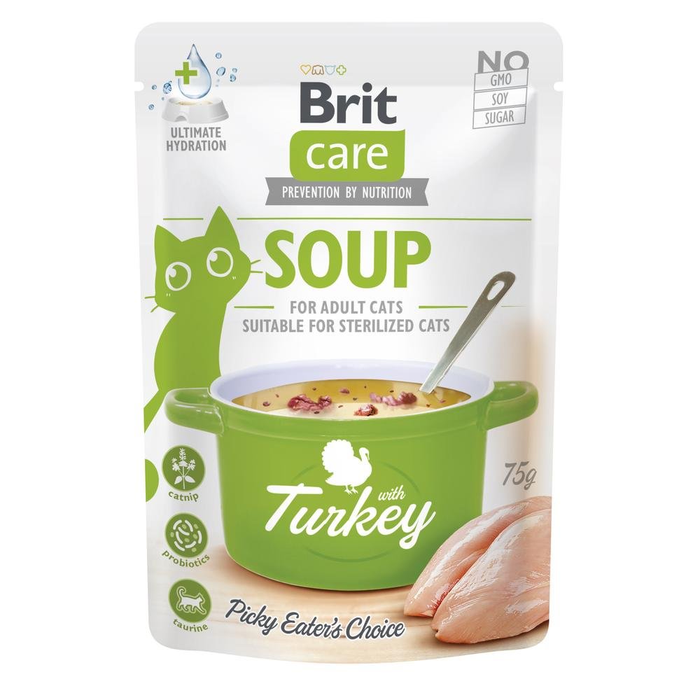 Brit Care Cat Soup með kalkúni 75g