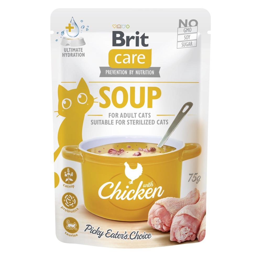 Brit Care Cat Soup with – Kjúklingi, 75g