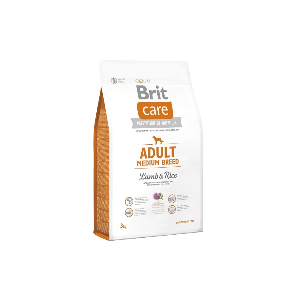 Brit Care Adult M Lamb & Hrísgrjón 3Kg