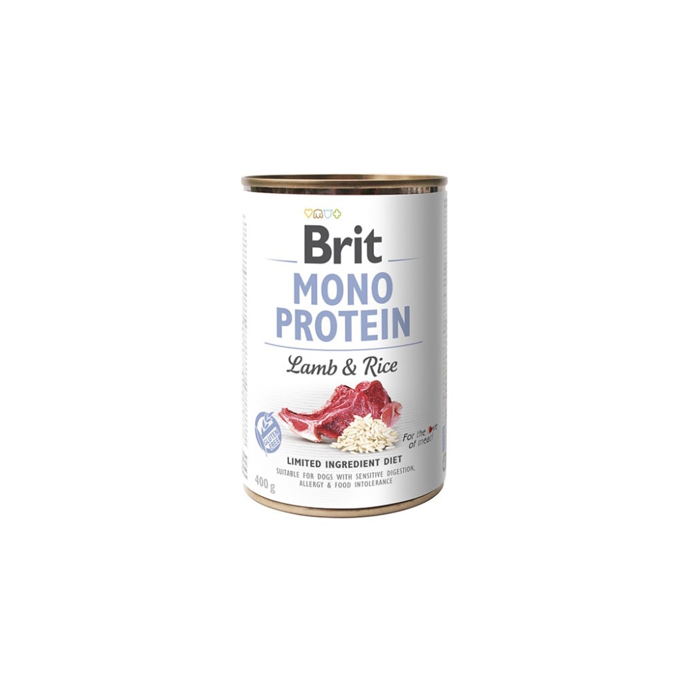 Brit Care Mono Protein – Lamb & Hrísgrjón 400 g