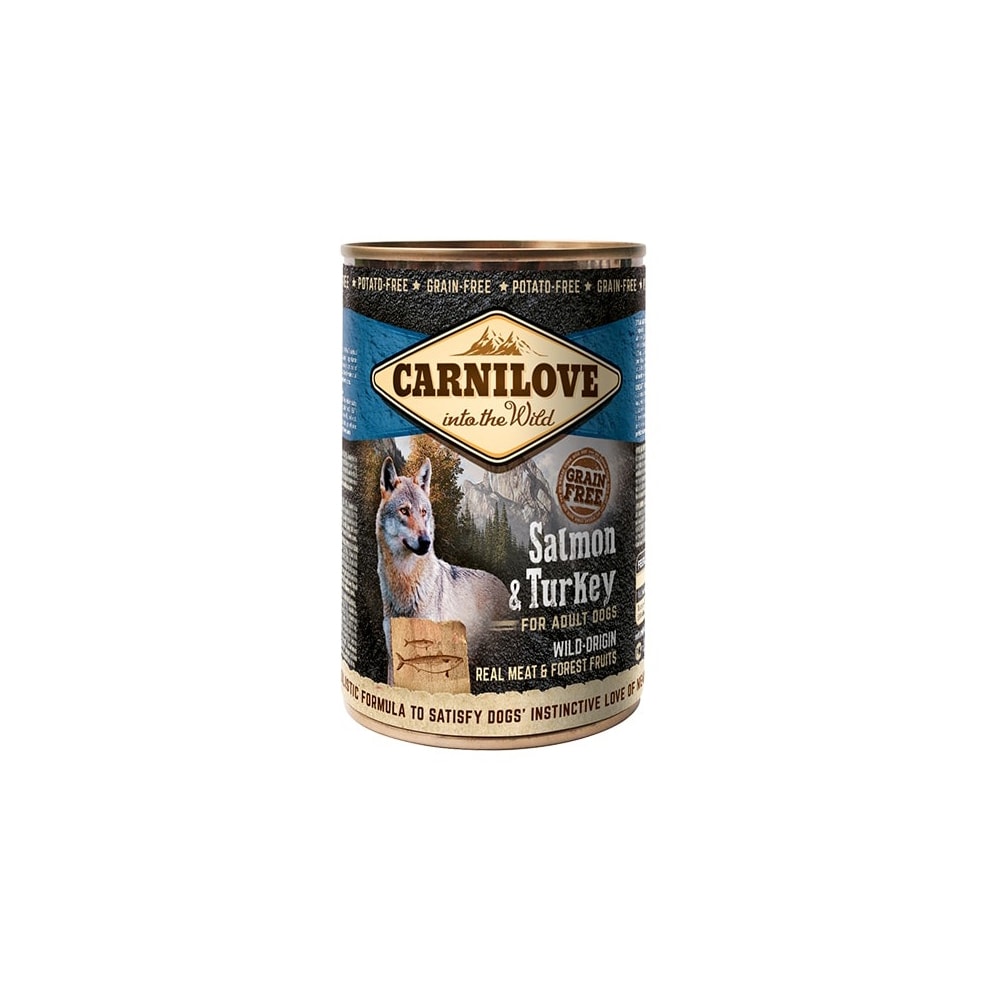 Carnilove Dós Lax & Kalkúnn 400 g x