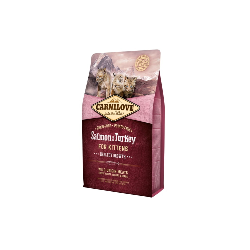 Carnilove Kattafóður Lax & Kalkúnn Kittens  2Kg