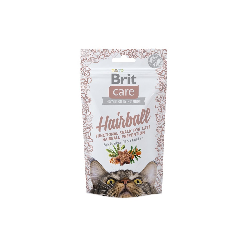 Brit Care Cat Snack Hairball 50G