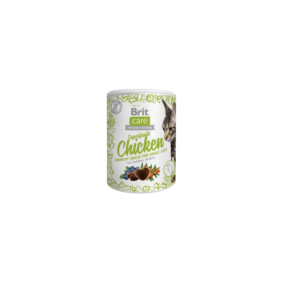 Brit Care Cat Snack Superfruits Chicken 100g
