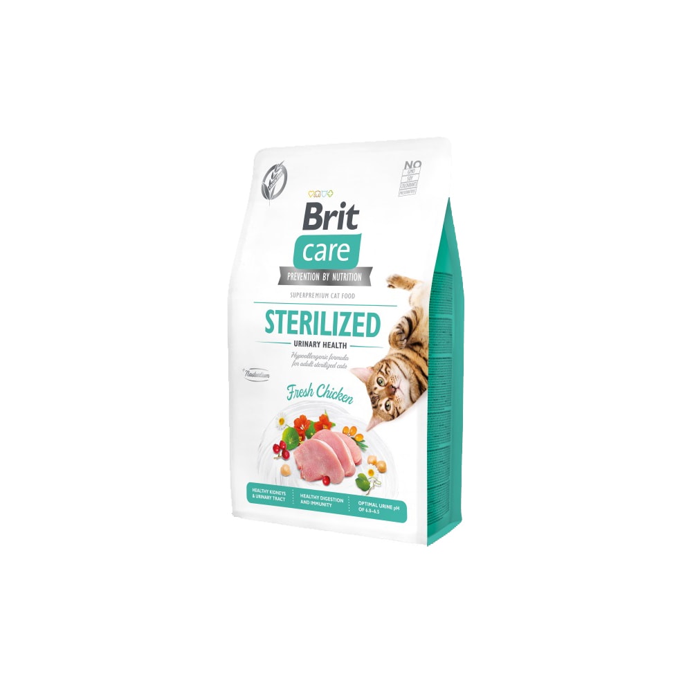 Brit CKattafóður Gf Sterilised Urinary Health 2Kg