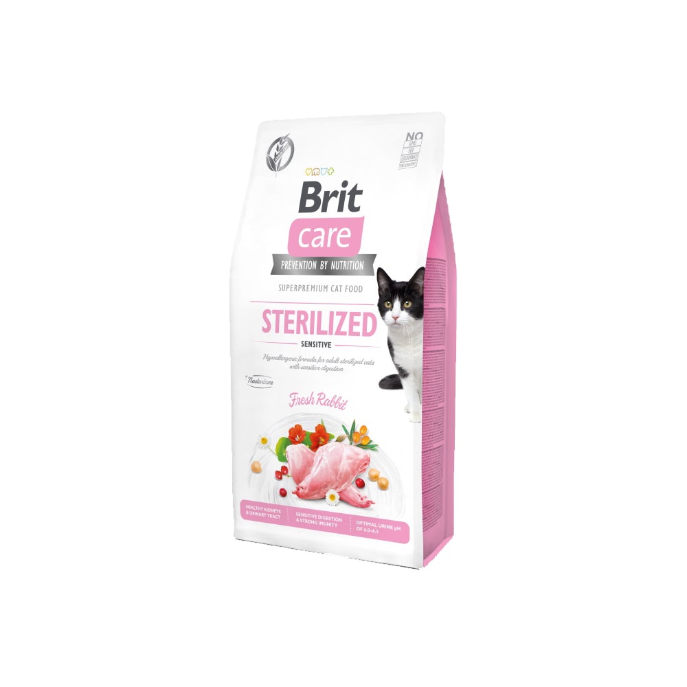 Brit CKattafóður Gf Sterilized Sensitive 7Kg