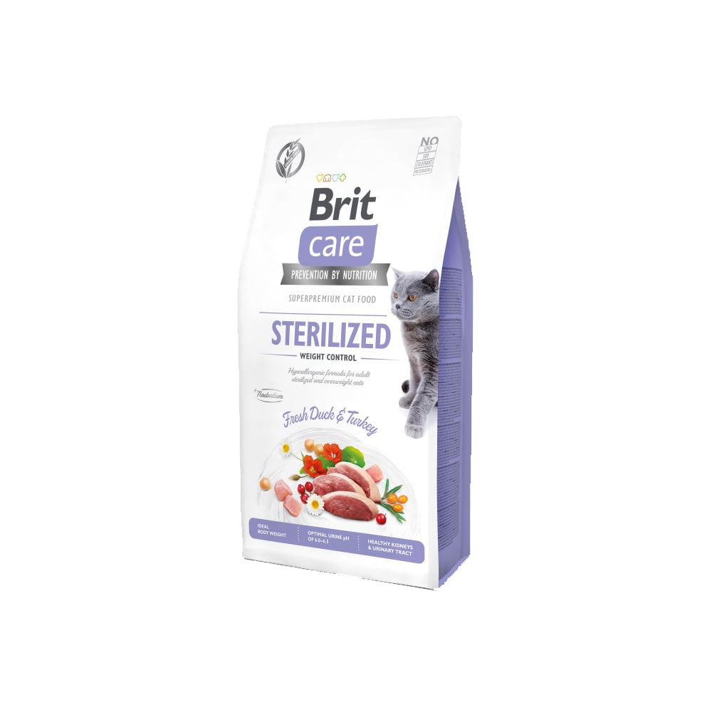 Brit CKattafóður Gf Sterilized Weight Control 7 Kg