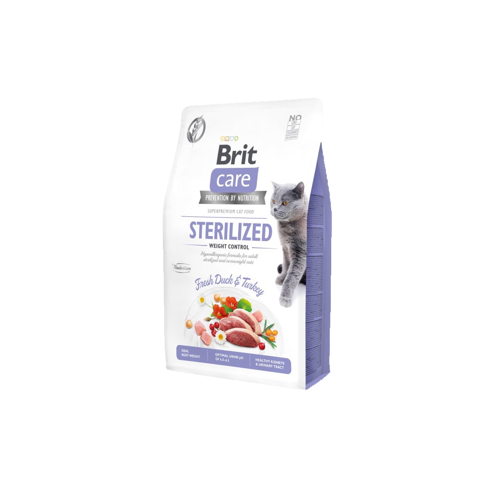 Brit CKattafóður Gf Sterilized Weight Control 2Kg