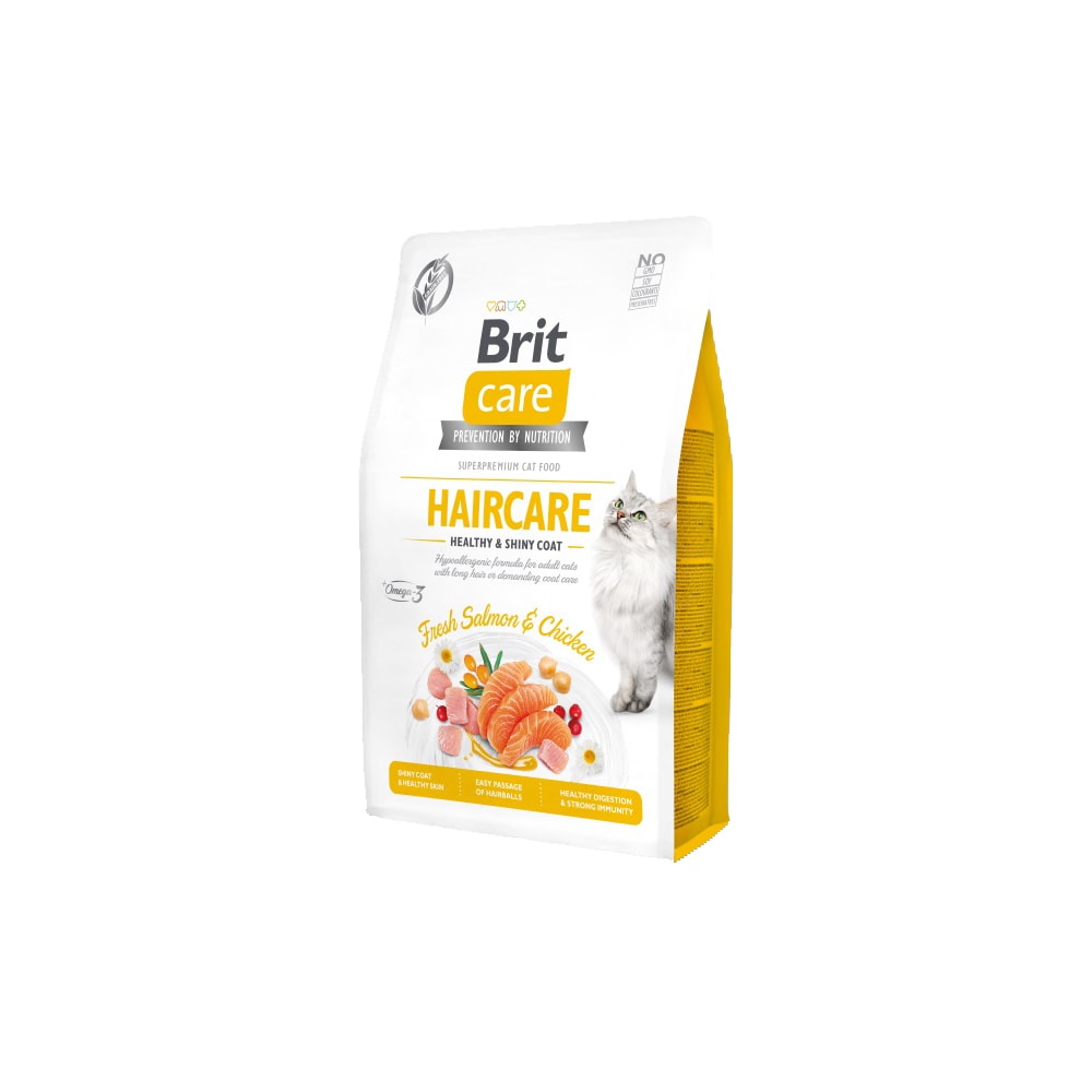 Brit CKattafóður Gf Haircare Healthy & Shiny Coat 2Kg
