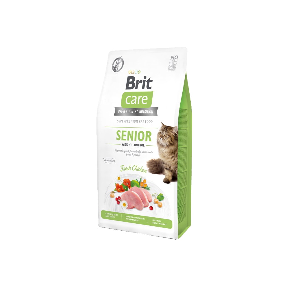 Brit CKattafóður Gf Senior Weight Control 7Kg