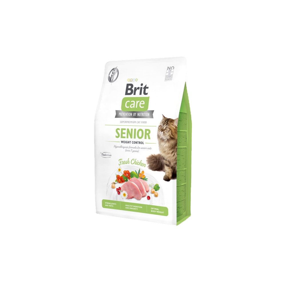 Brit CKattafóður Grf Senior Weight Control 2Kg