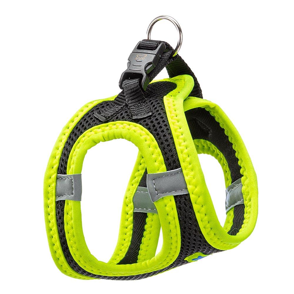 KAORI P XXS HARNESS Svart/YEL.
