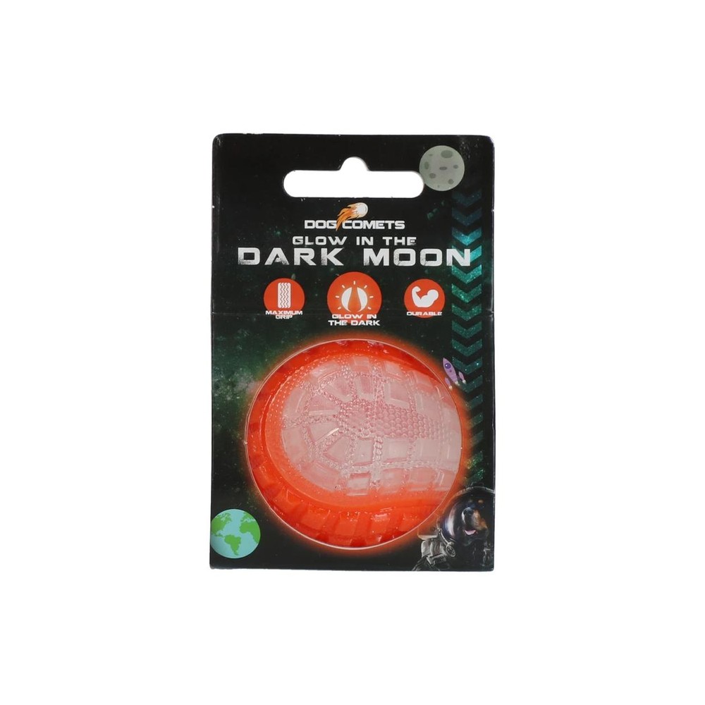 Dog Comets Glow in the Dark Moon Orange S