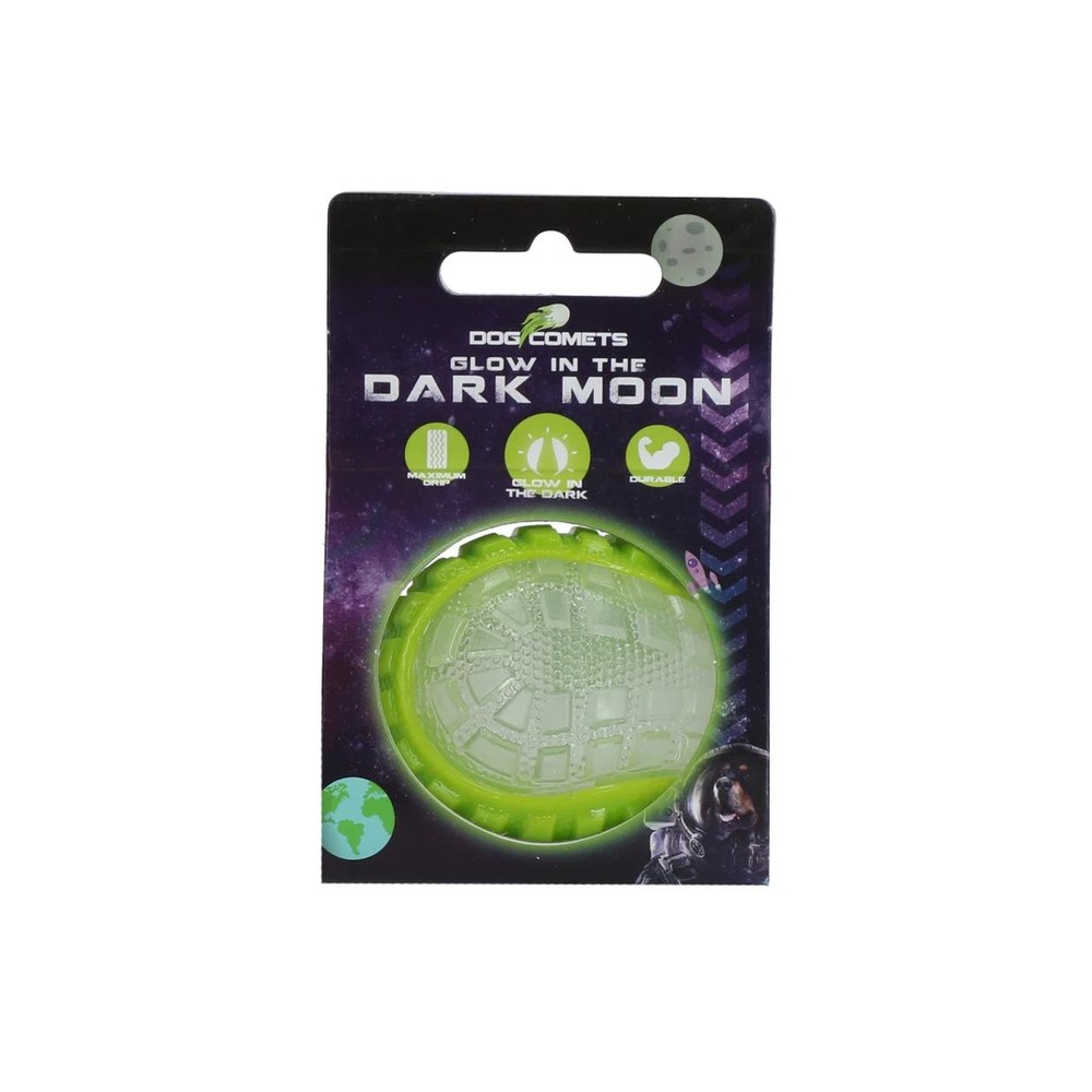 Dog Comets Glow in the Dark Moon Green S