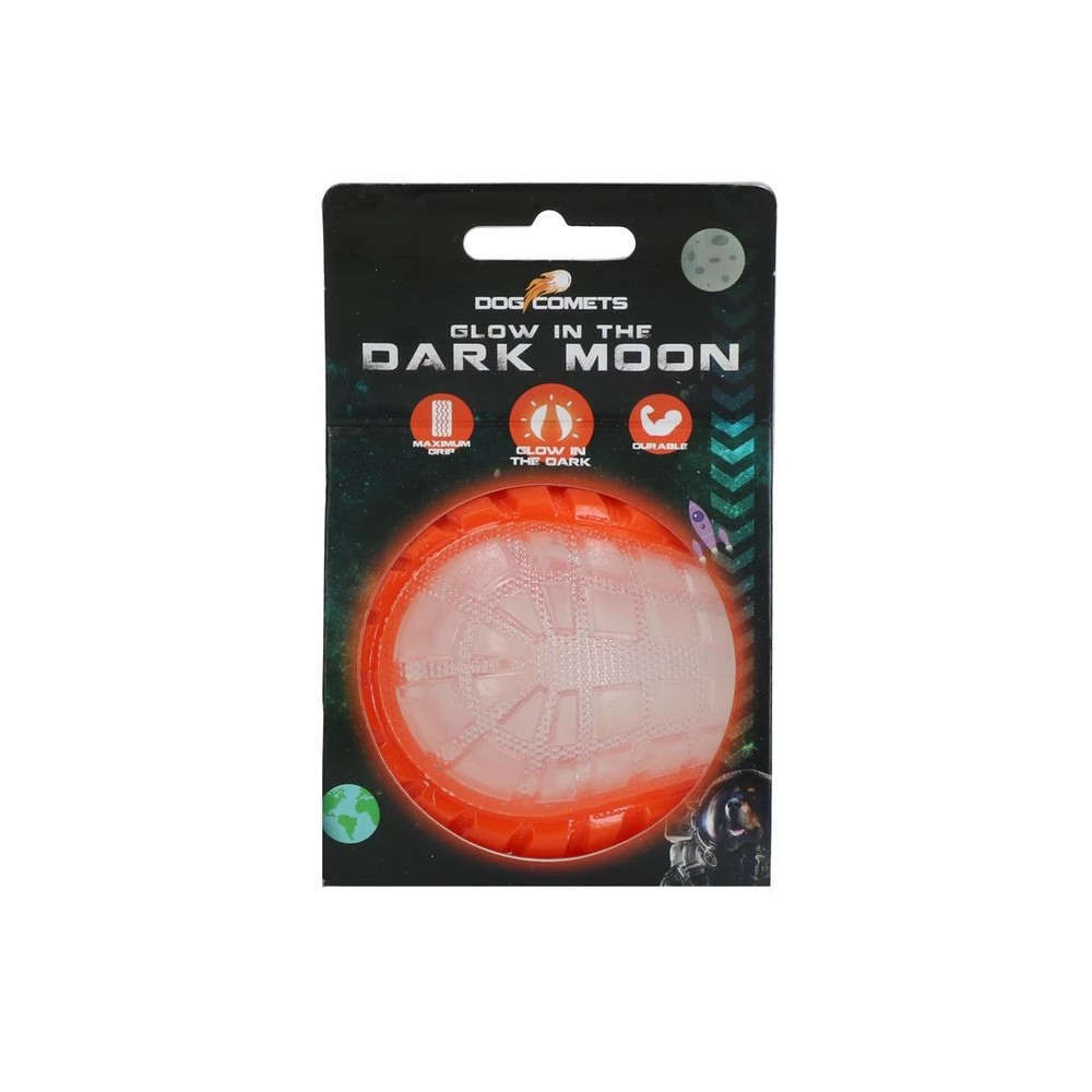 Dog Comets Glow in the Dark Moon Orange M