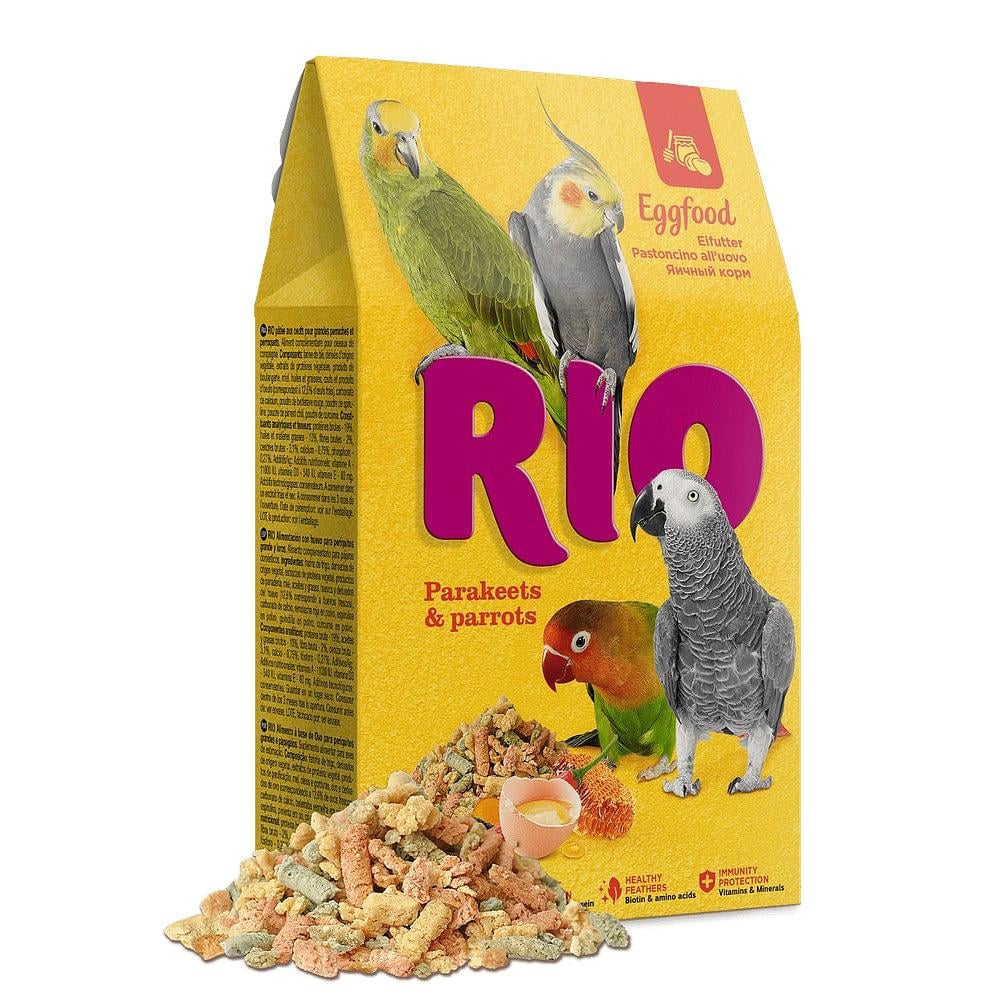 RIO eggjafóður fyrir gára og páfagauka – 250 g