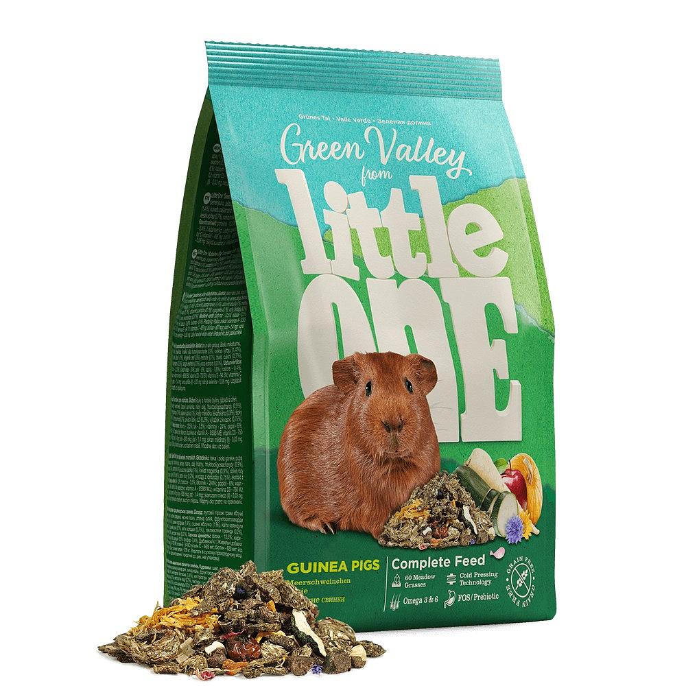Little One Green Valley-fóður fyrir naggrísi – 15 kg