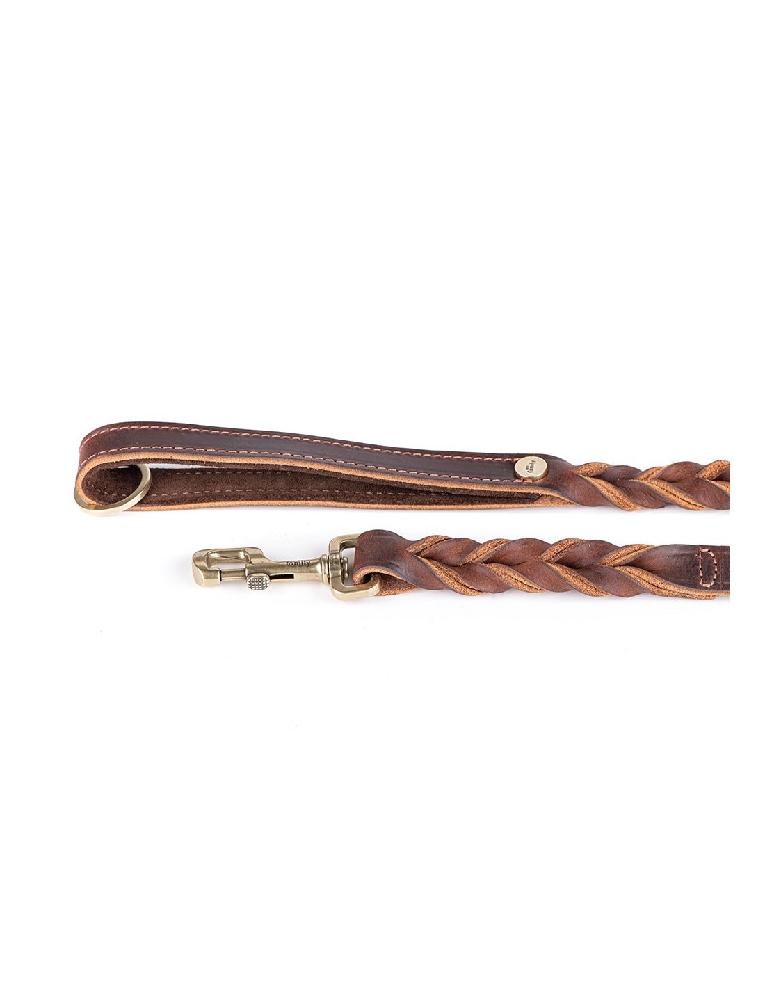 MyFamily Ascot taumur úr leðri – brúnn, 2,1/110 cm