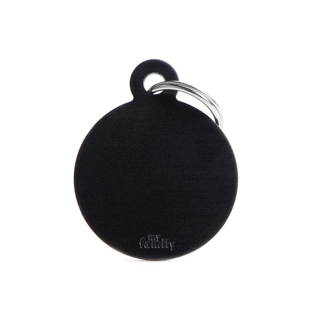 Big Round Aluminum Black