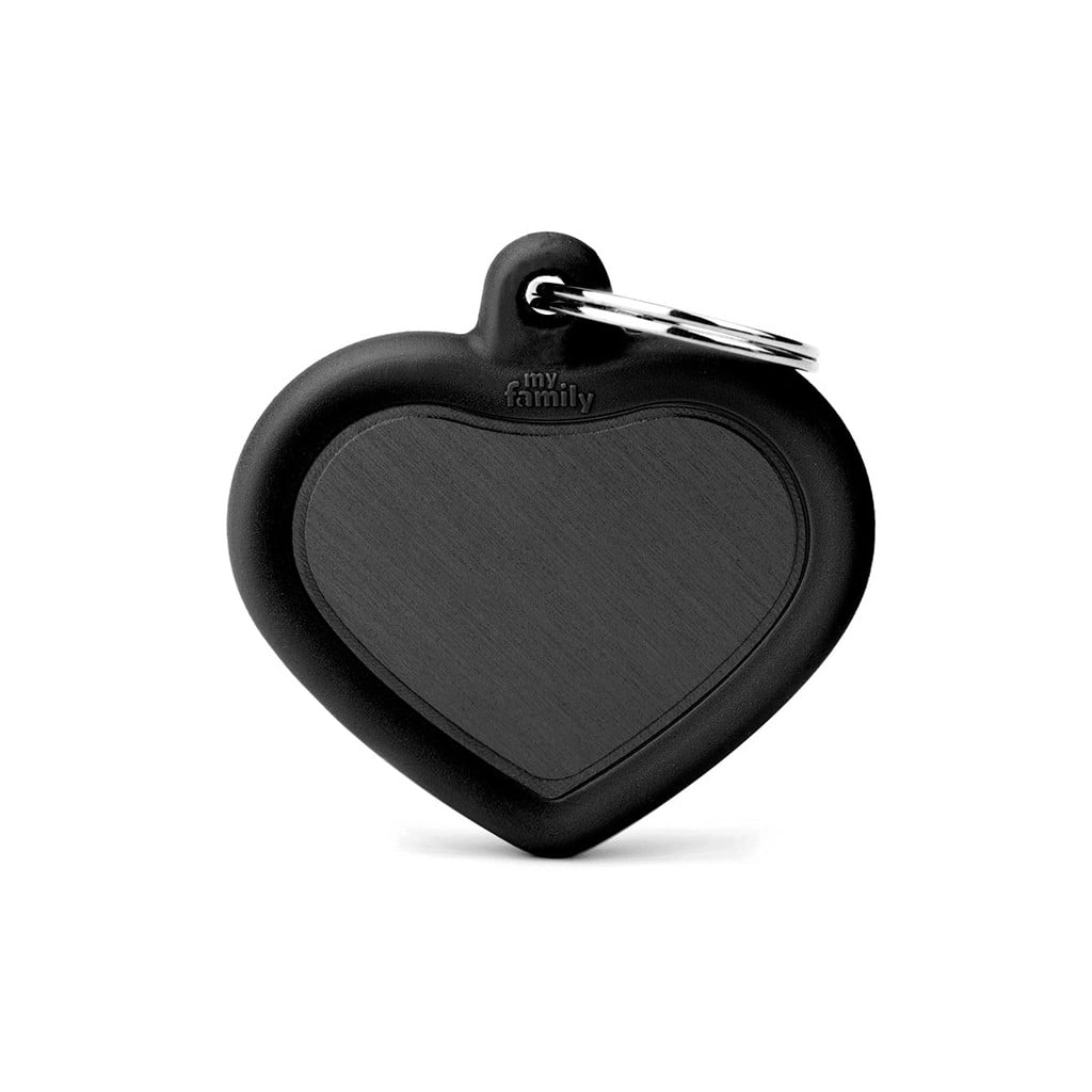 Black Heart Alu Black Rubber
