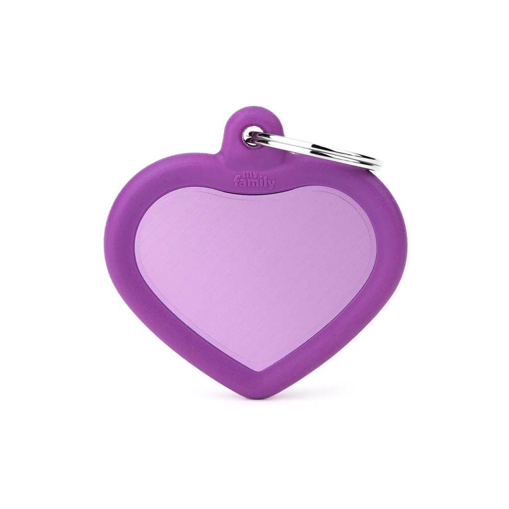 Purple Heart Alu Purple Rubber