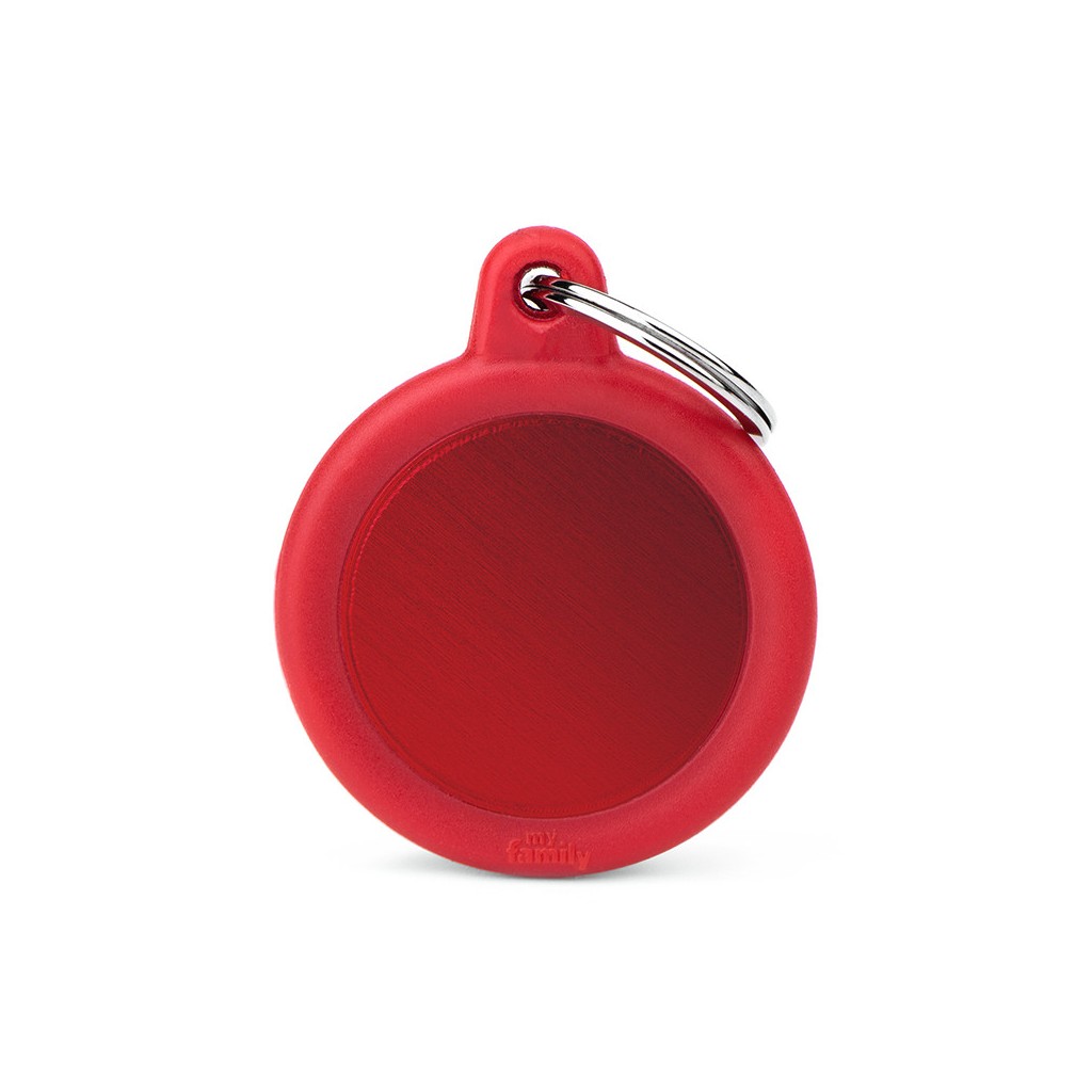 Red Circle Alu Red Rubber