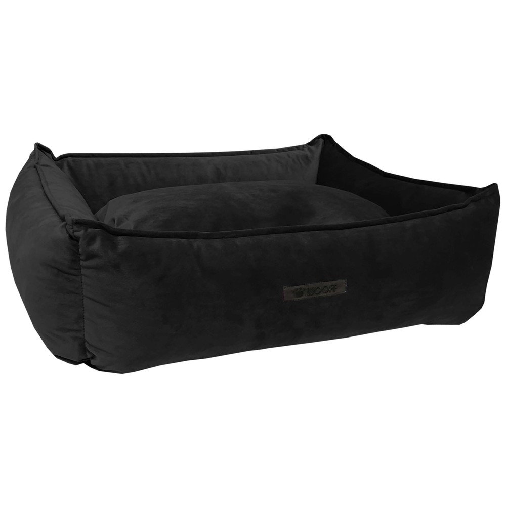 Wooff Cocoon Velour 90X70X22 Cm Black