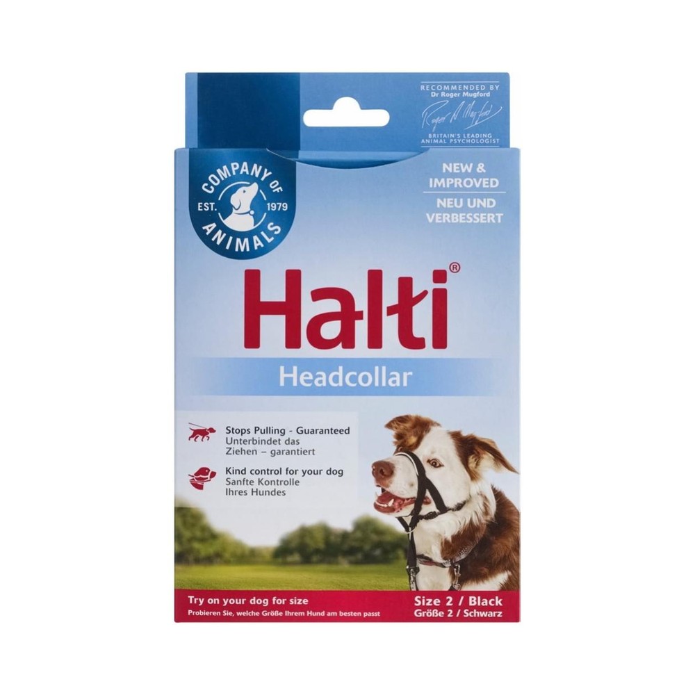 Halti Headcollar Black Str.2 35-48Cm