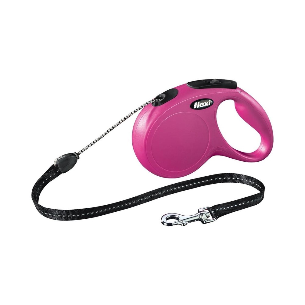 Flexi Classis M Cord 5m Bleikur
