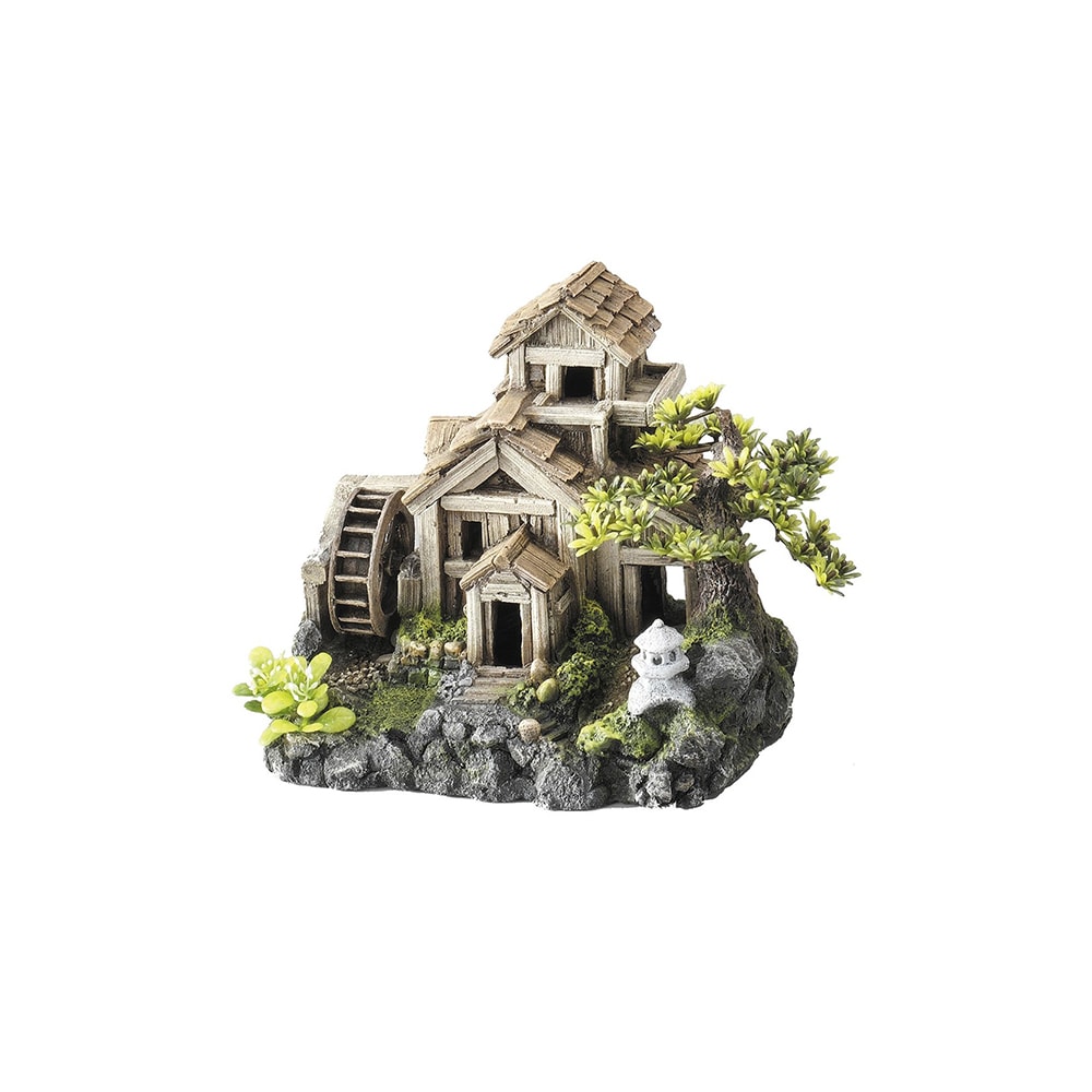 Bonsai Water Mill.Action 23X16,5X20Cm