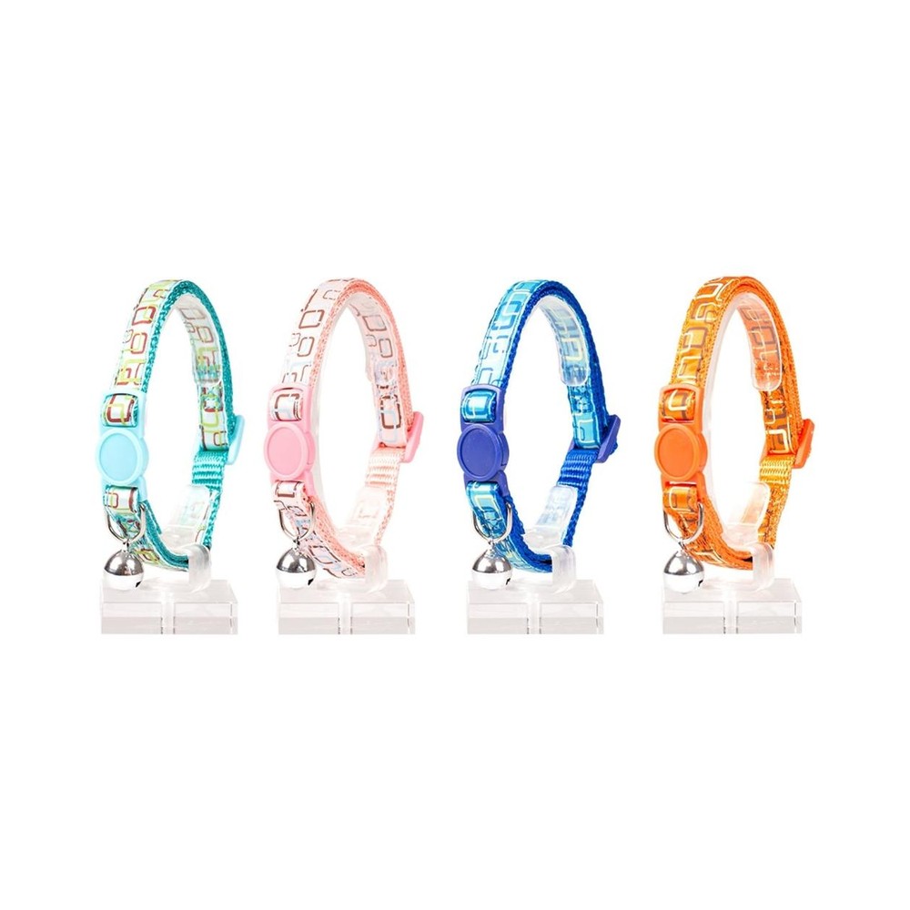 Cat Collar RETRO SQUARES NYLON 20-30cm V H3
