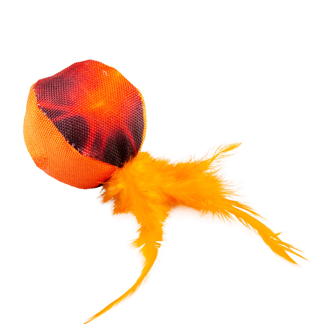 Flash Ball With Feathers 12X4X4,5Cm Oran