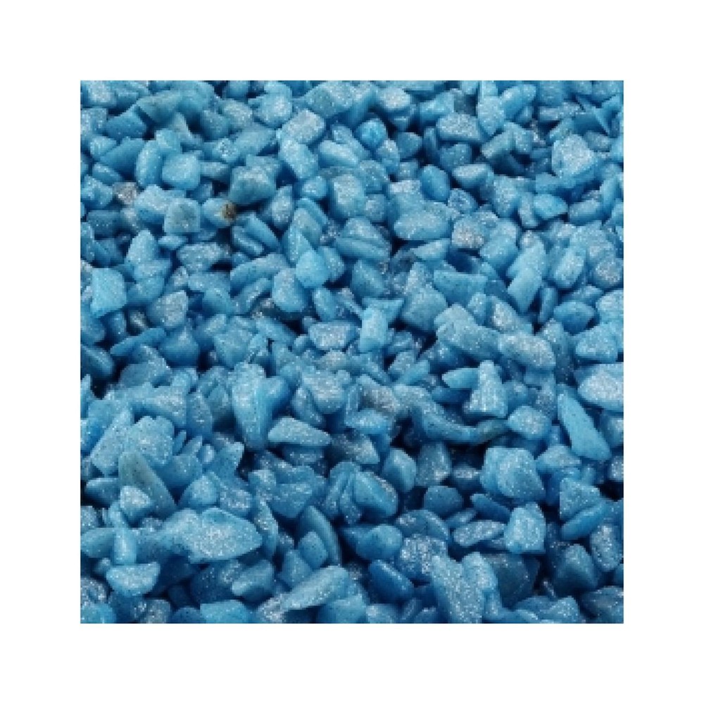 Fiskabúrasandur Indian 6-9mm 2kg blár