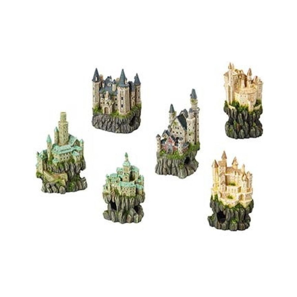 CASTLE ON ROCK 9x8x15cm