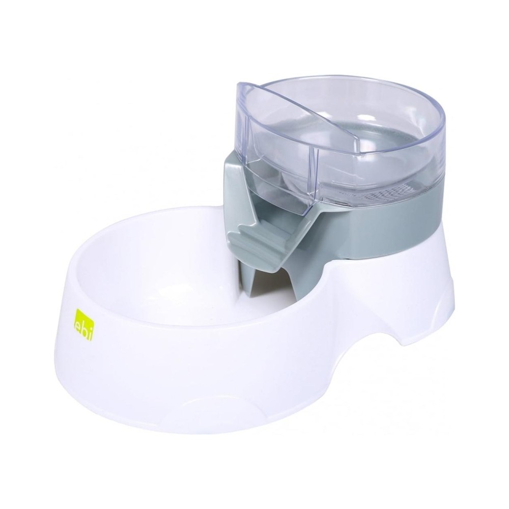 PET FEEDER 2IN1 28x19x17cm grey
