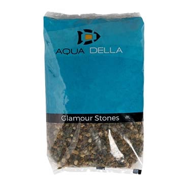 Fiskabúrasandur dökkur grófur 3-6mm 2kg