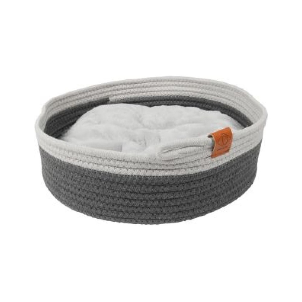 Tailor Cat Basket 35X35X11,5Cm White/Gre