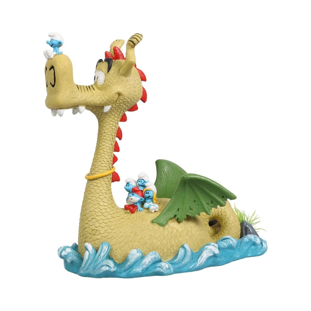 Smurfs On Water Dragon 16cm